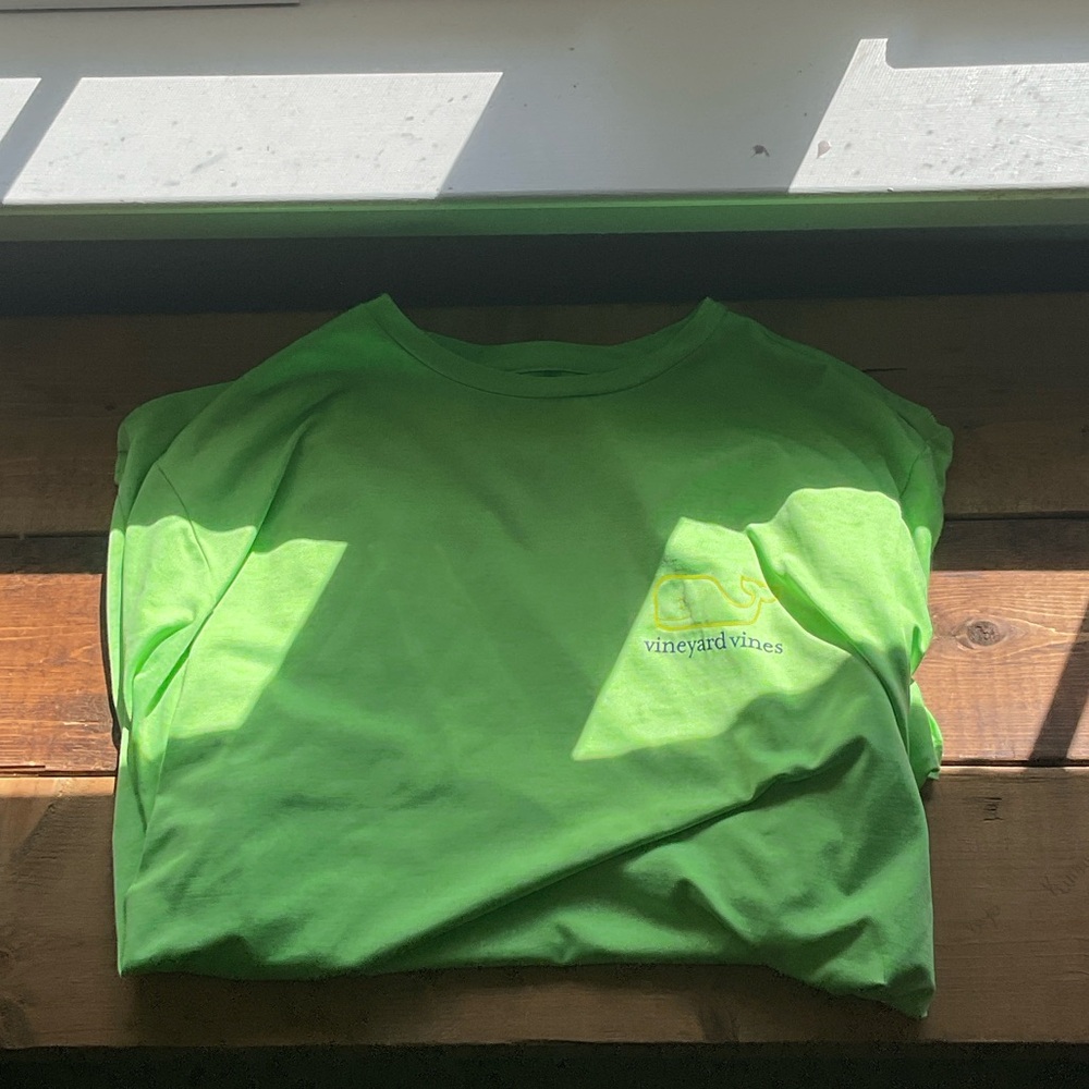 Vineyard Vines Kids Lime Long Sleeve Tee